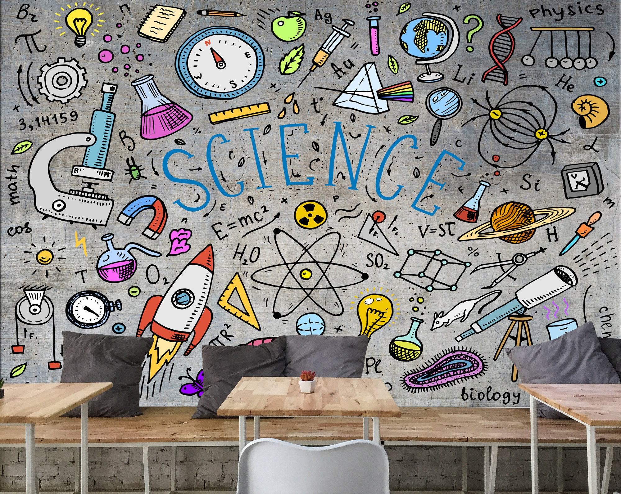 primer background wall painting laboratory tools
