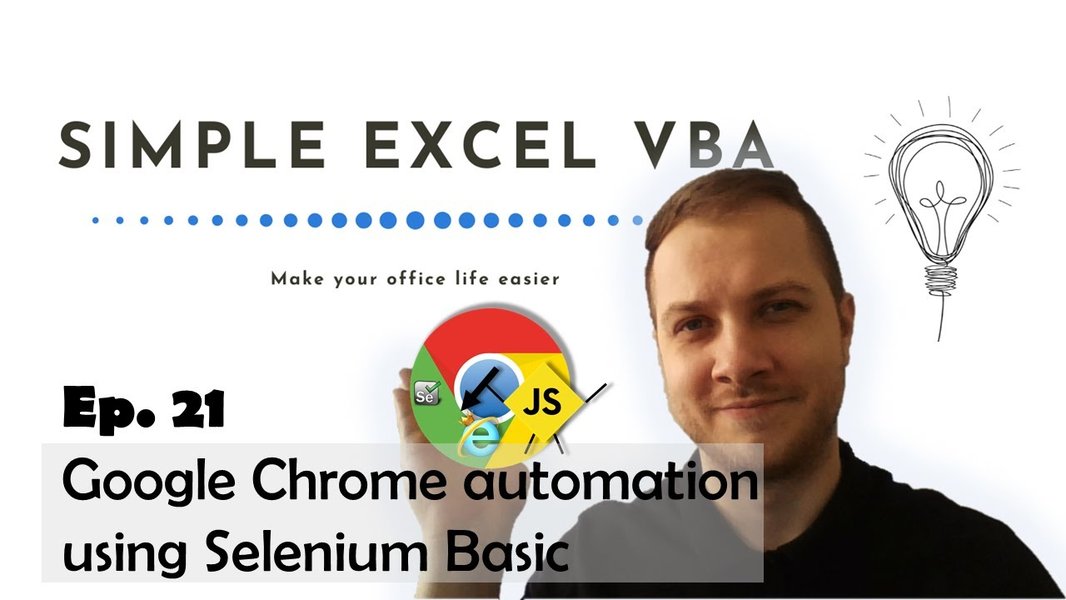 Visual representation of Selenium and Excel integration for browser automation
