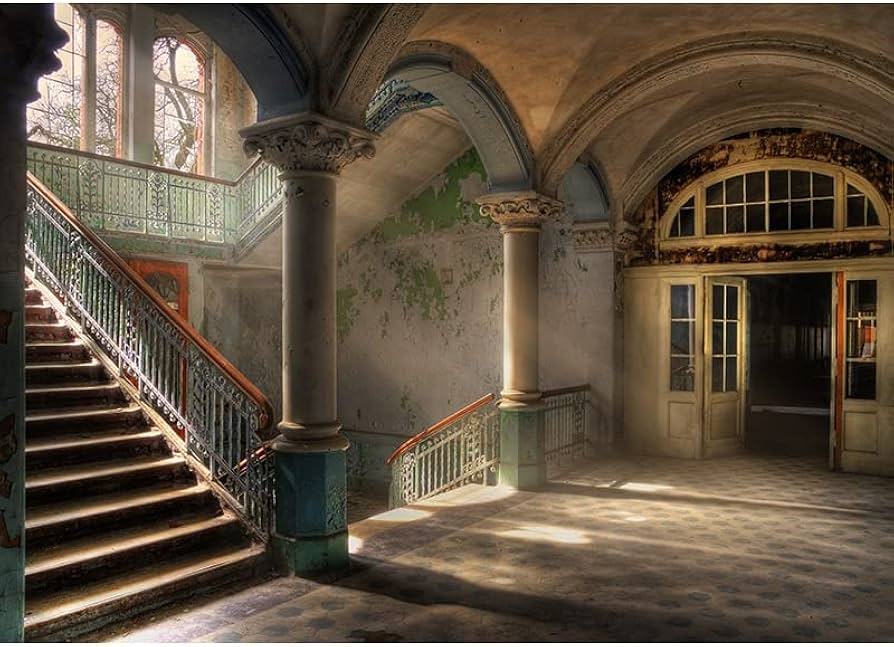 vintage building corridor