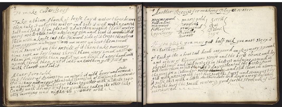 culinary tools and academic manuscripts