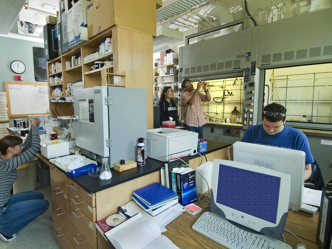 peptide synthesis lab
