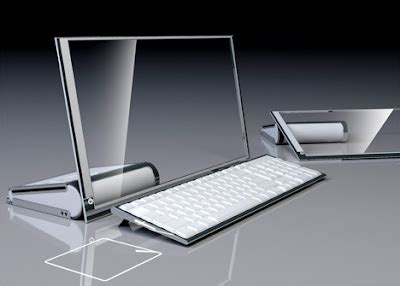 futuristic computer concept