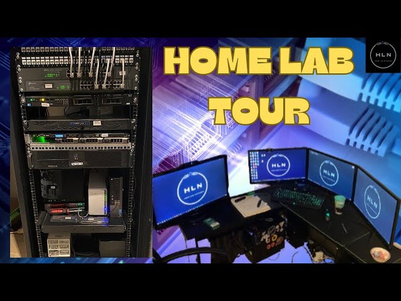 modern computer server setup