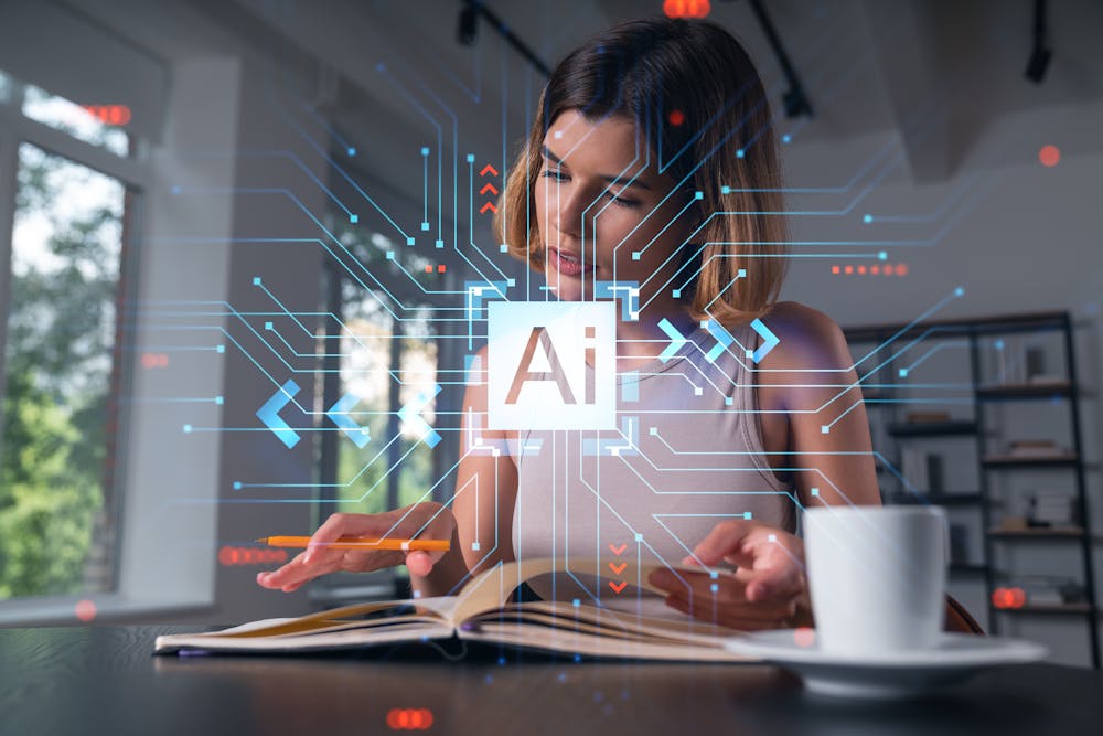 ai chatbot in office setting
