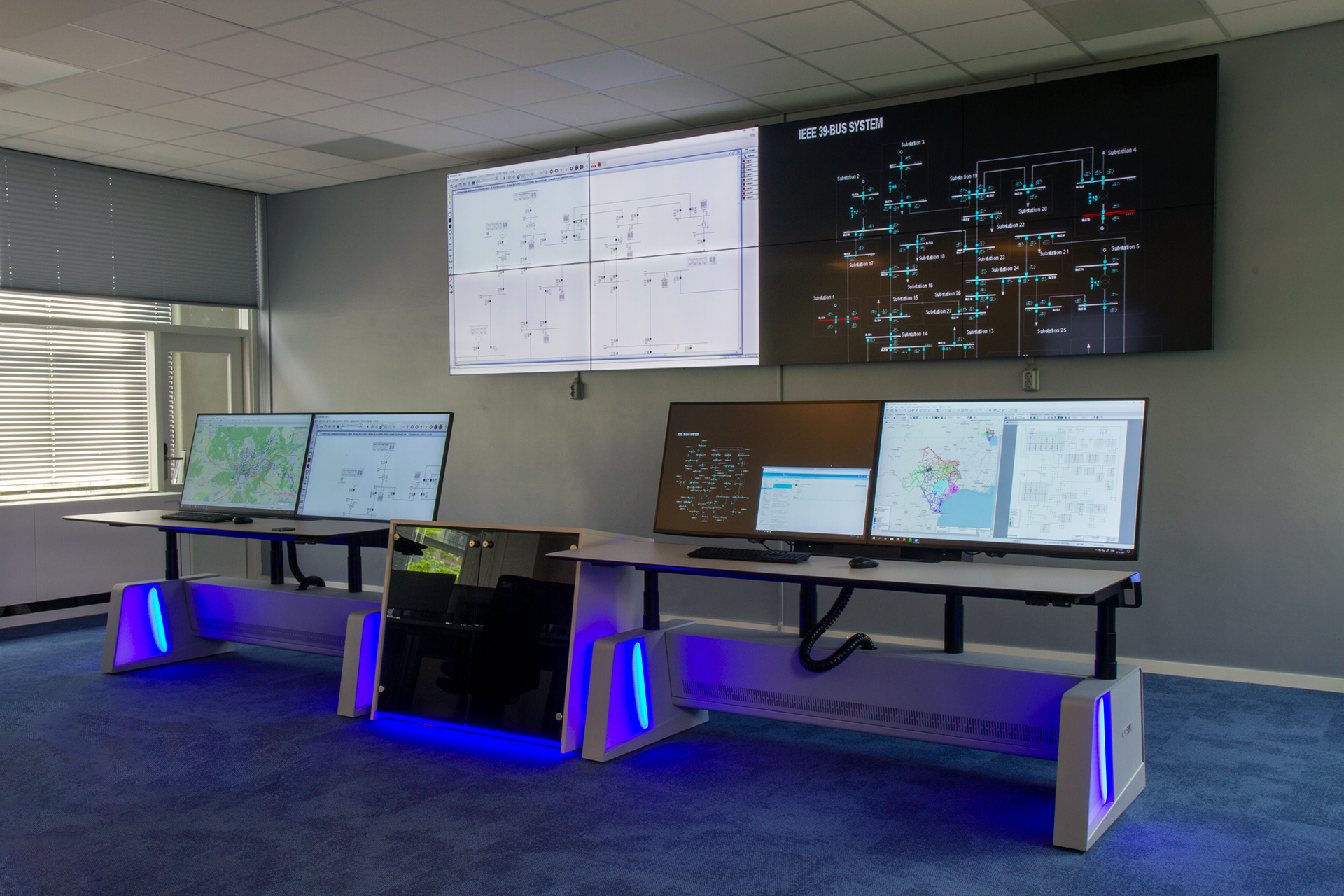 futuristic cyber security control room