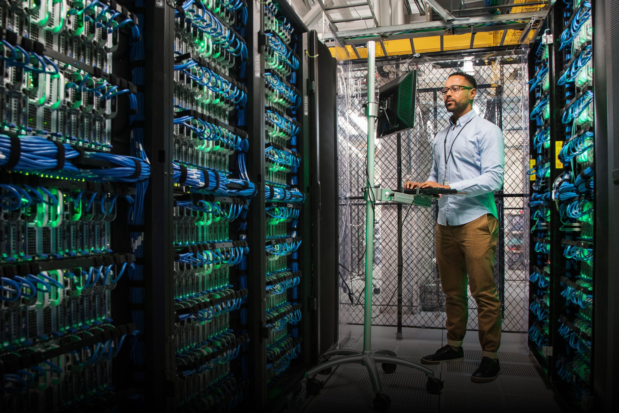 modern ai technology physical servers technology setup