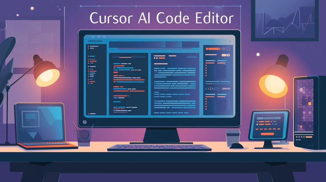 Cursor AI code editor interface