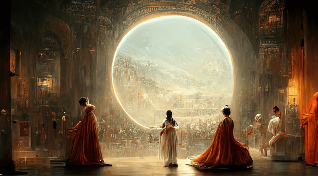 AI artwork 'Théâtre D'opéra Spatial' which won an award