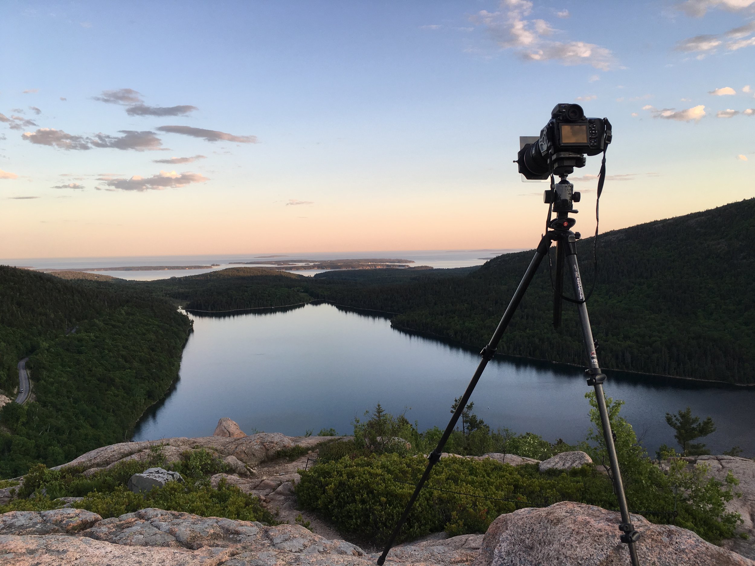 landscape photography with digital art equipment