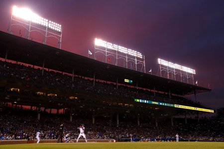 baseball stadium night game