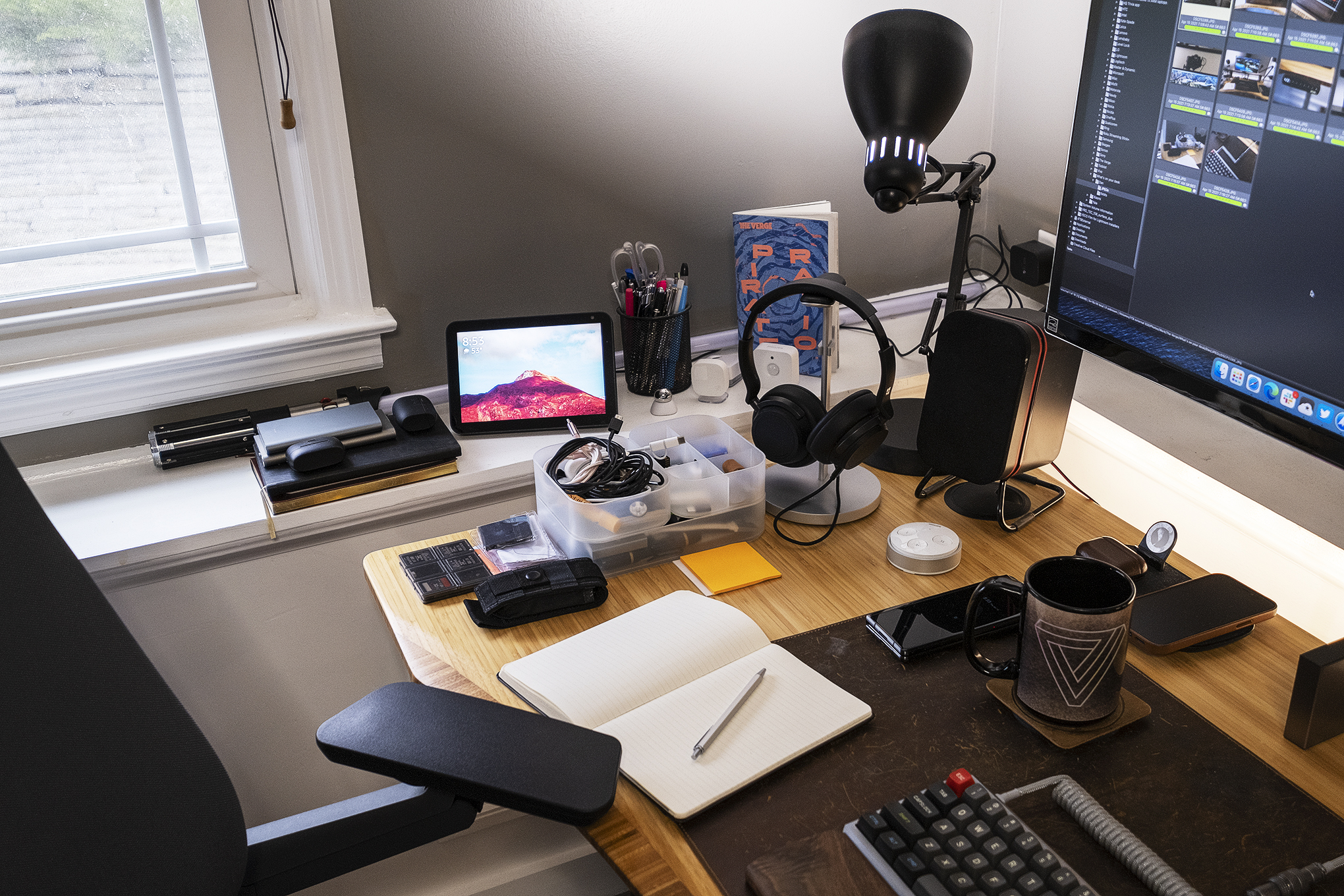 modern technology devices on desk