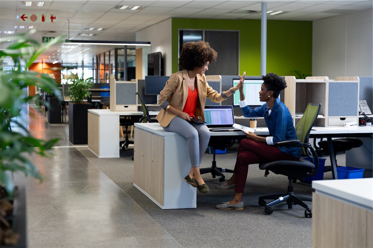 business automation office workspace