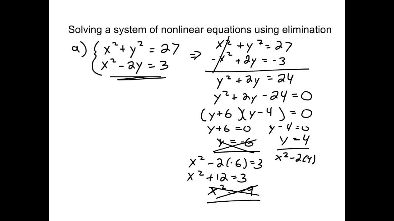 nonlinear equation solving