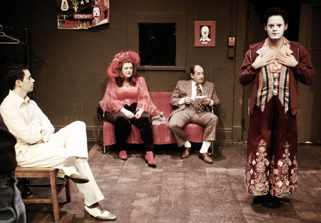 theater stage drama real world