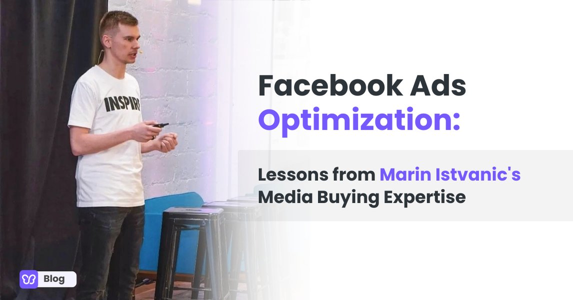 Concepto de optimización de Facebook Ads