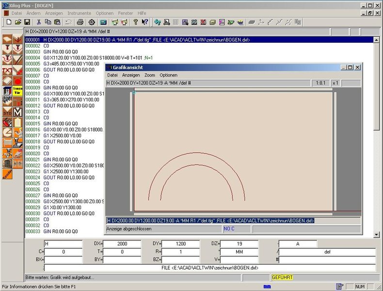 Xilog Plus ISO Programming Example