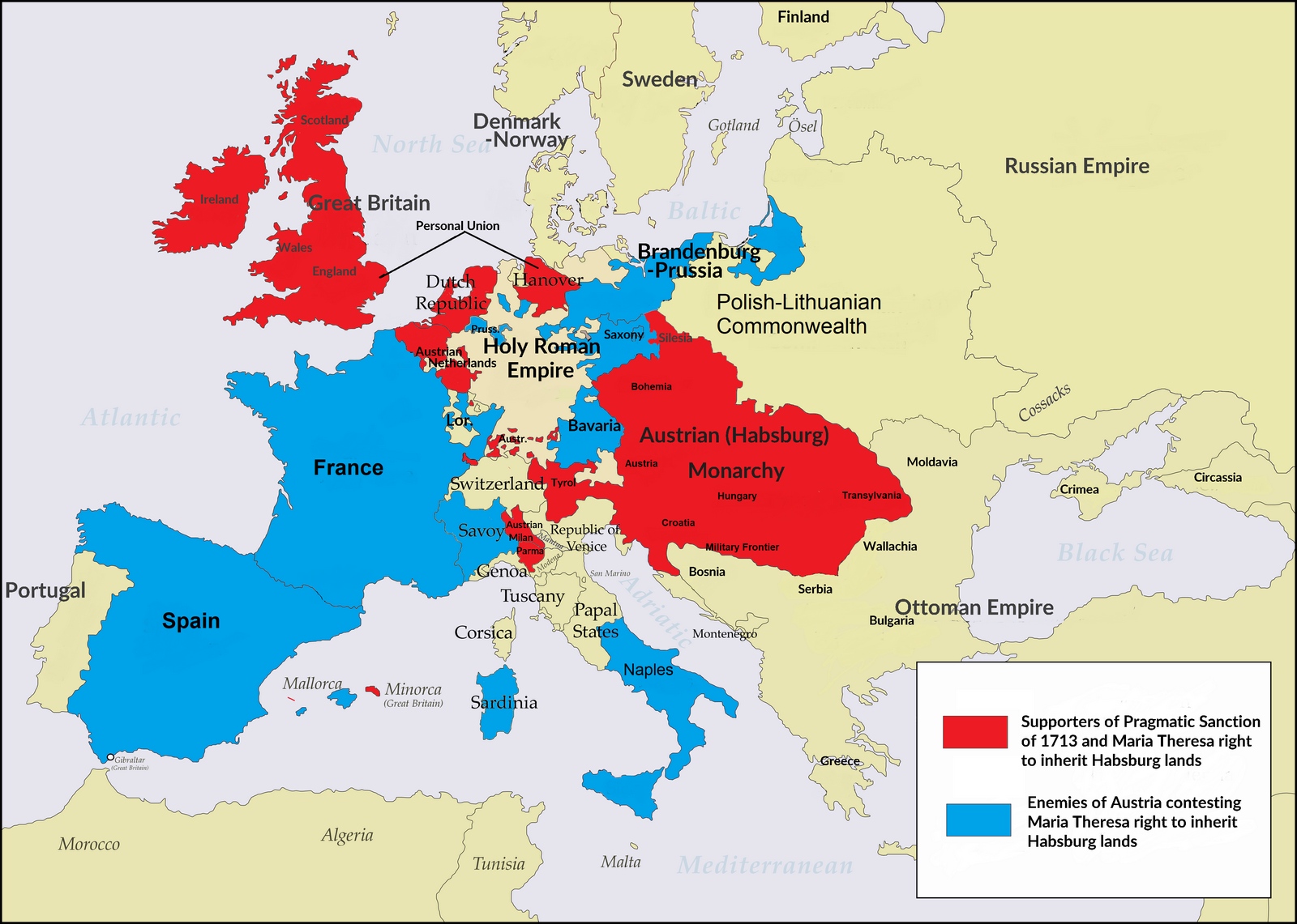 historical map military alliances
