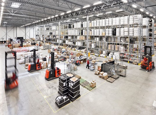 modern warehouse logistics facility