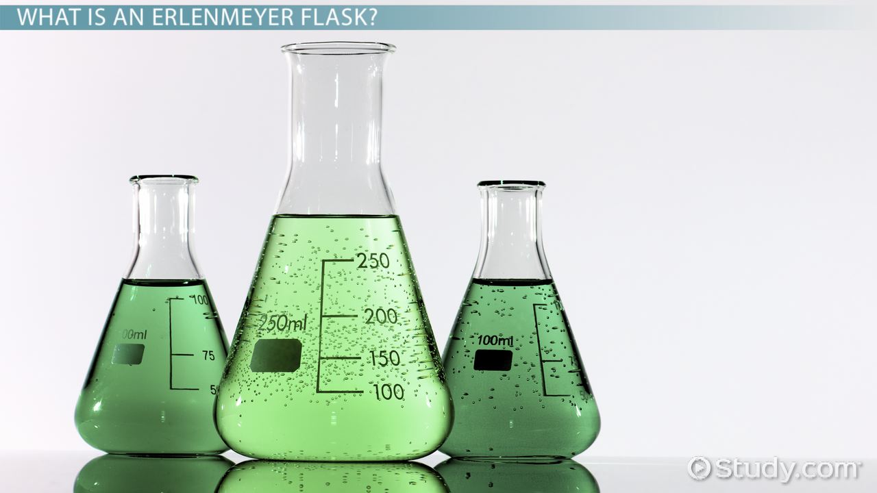 biochemical laboratory instruments and reaction flasks
