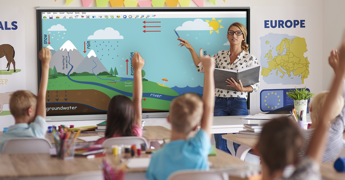school classroom interactive learning