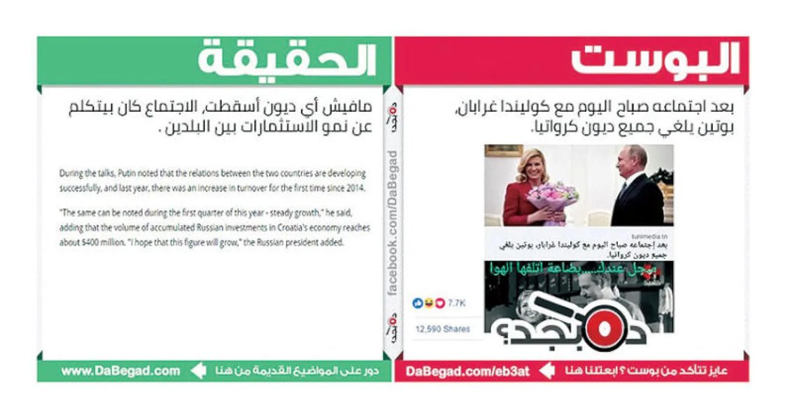 شعار منصة فتبينوا للتحقق من الأخبار