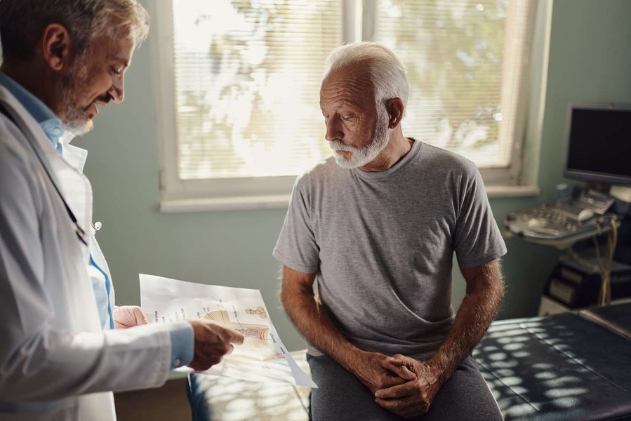elderly patient medical exam