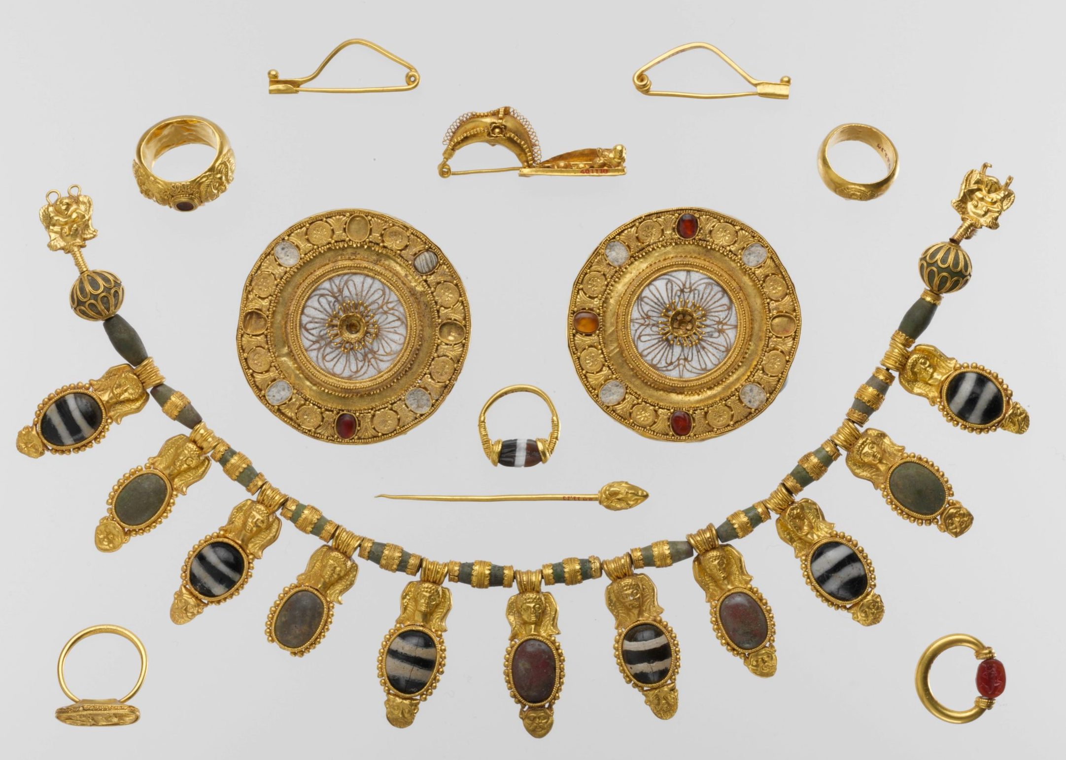 ancient jewelry artifacts and trade routes