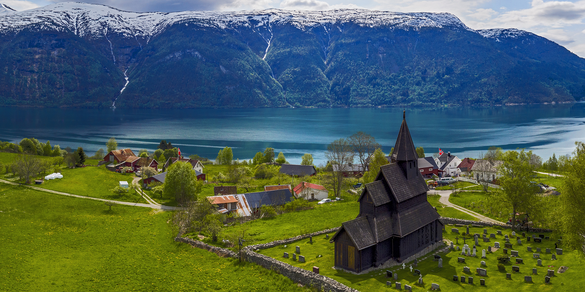 Norwegian coastal scenery and historical documents