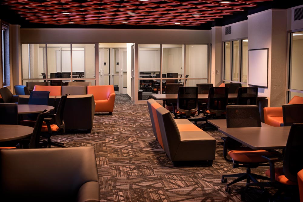 community college campus study space
