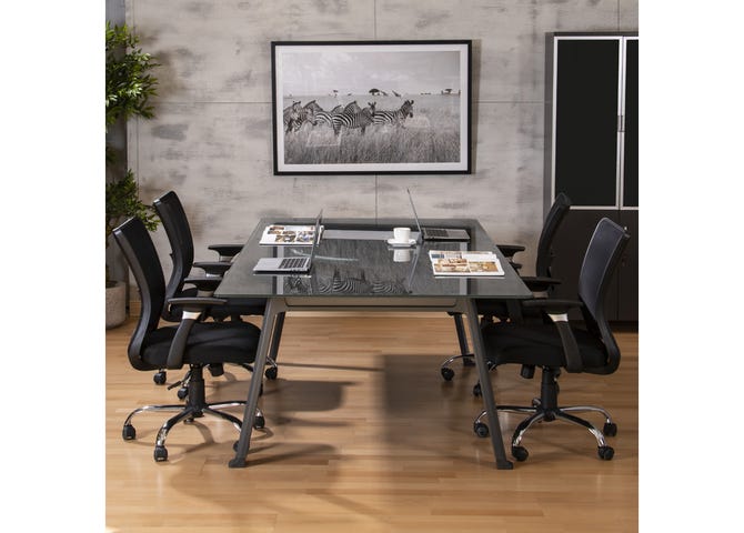 office setting and interview table