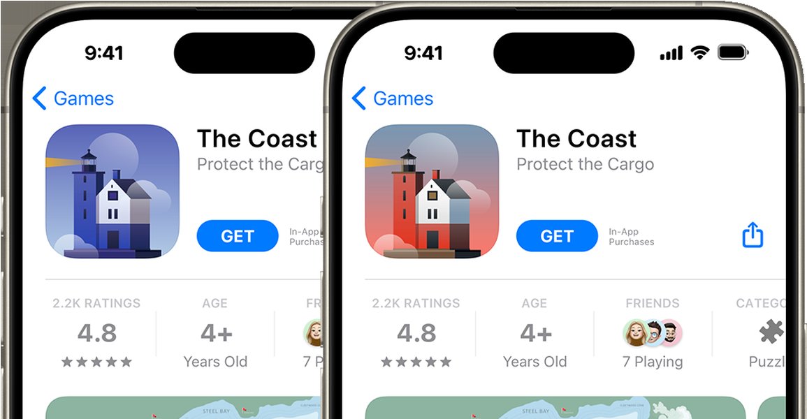 App Store产品页面优化示意图
