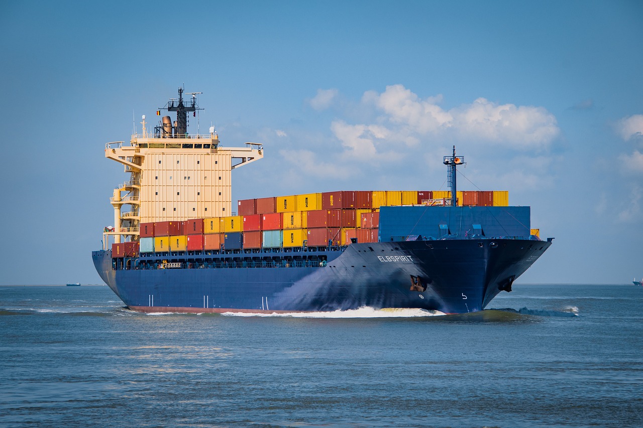 international shipping containers, cargo, global trade