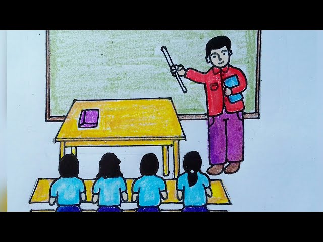 scenary of a classroom discussion