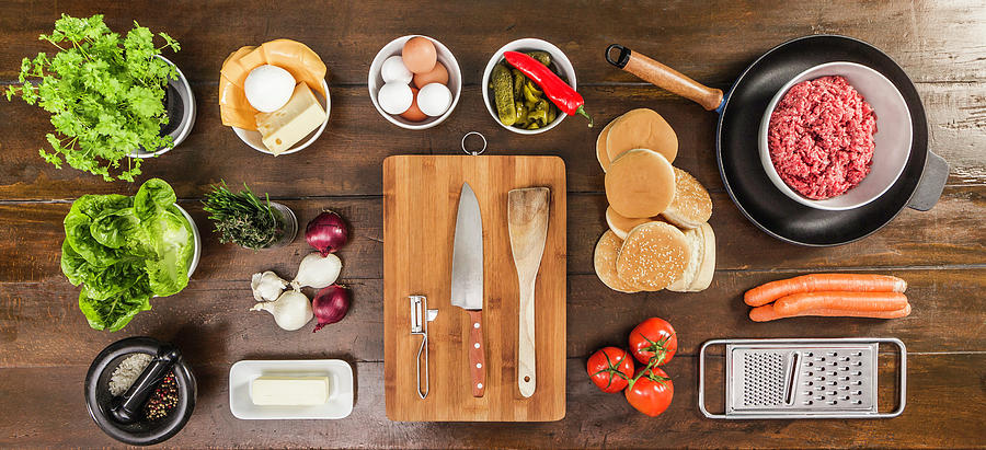 cooking ingredients on table