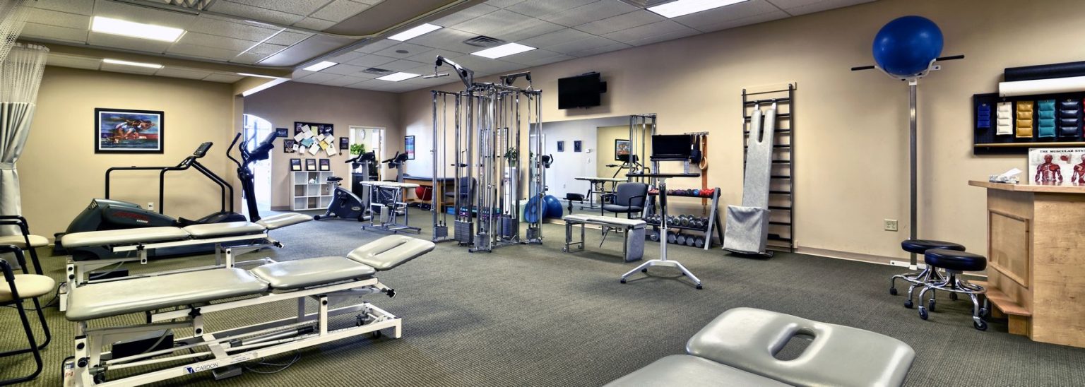physical therapy equipment and health clinic