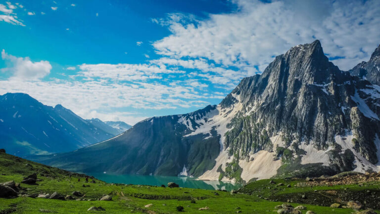 mountainous landscape in kashmir