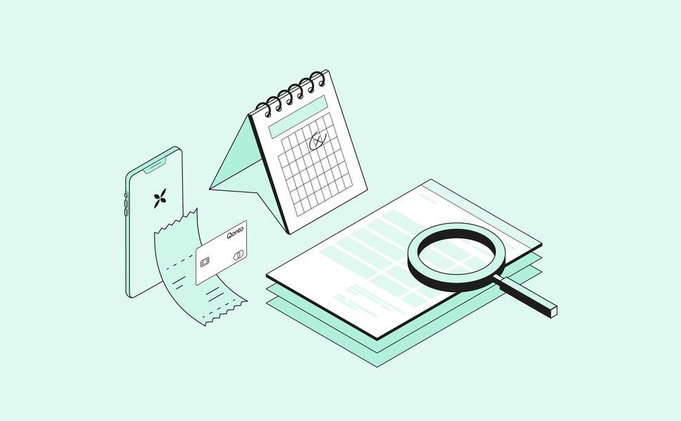 Eine Illustration von Finanzdokumenten und einem Stift, die die Rechnungsstellung und Buchhaltung für Ärzte und Zahnärzte symbolisiert.