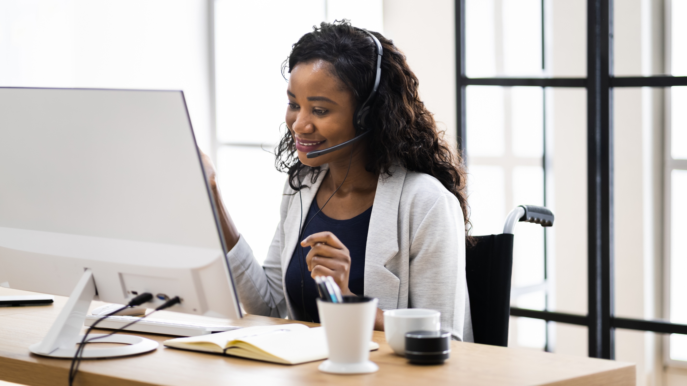 virtual assistant workspace