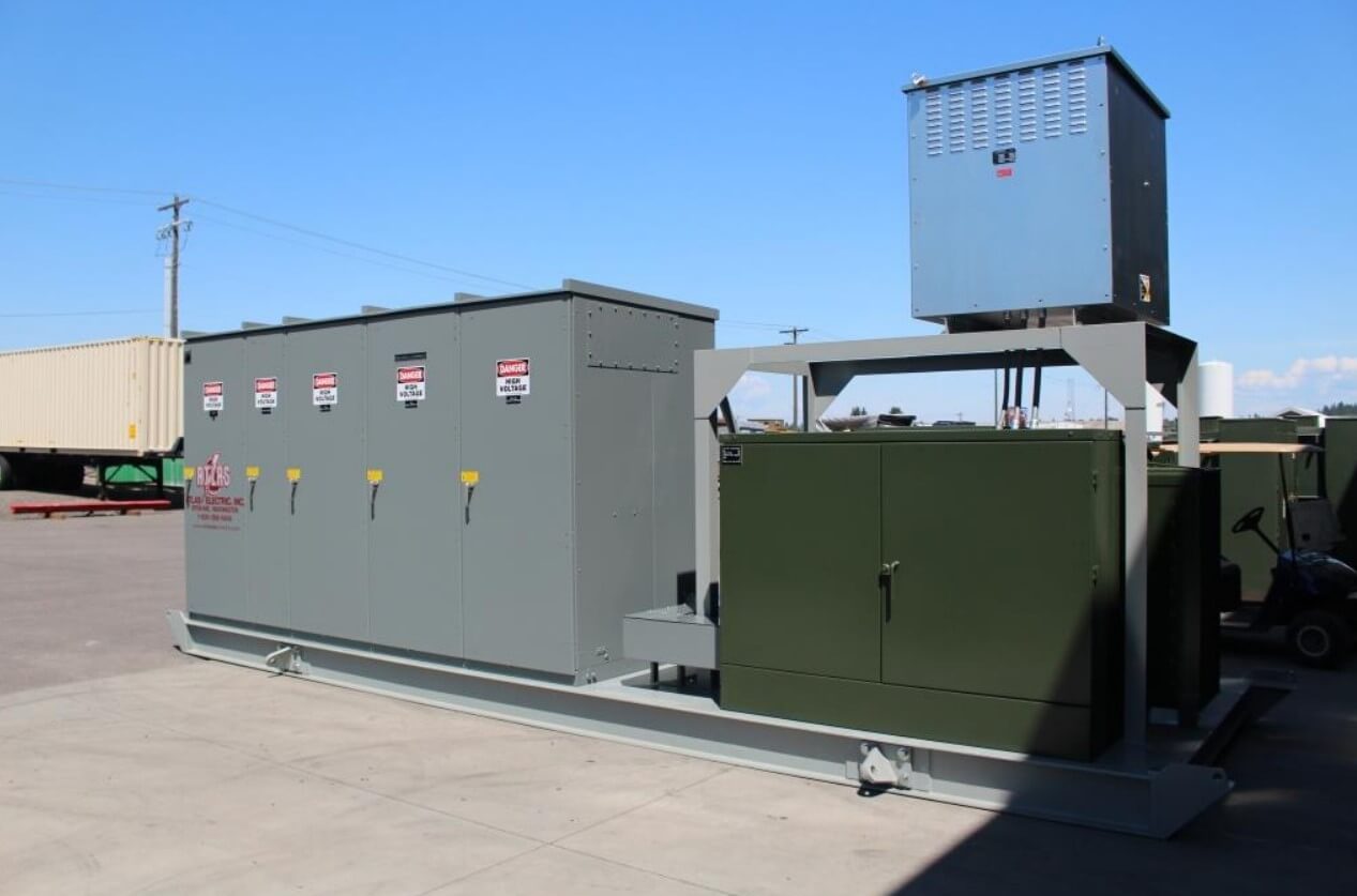 military camp substation equipment
