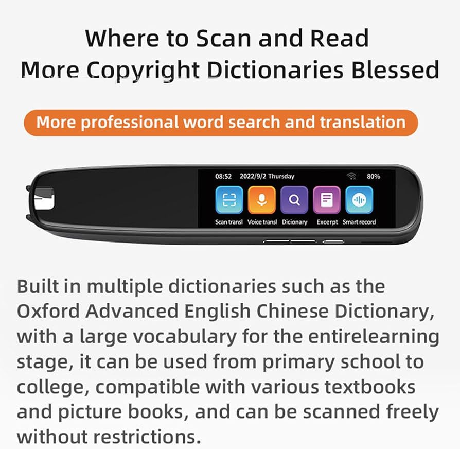 advanced electronic scanner device in classroom