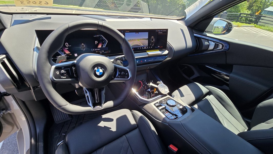 A glimpse into the updated interior of the 2026 BMW X3.