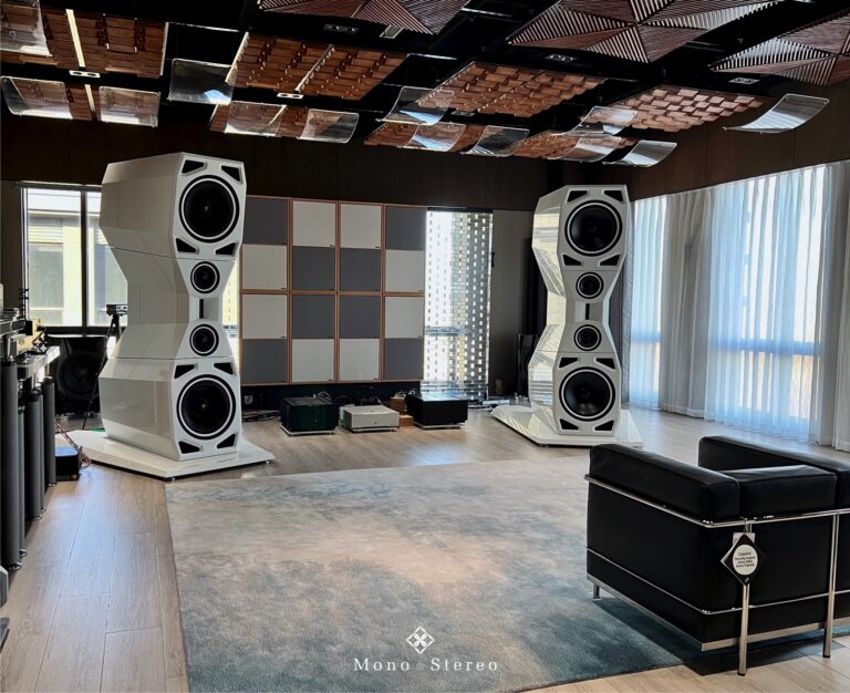 luxury interior audio system setup
