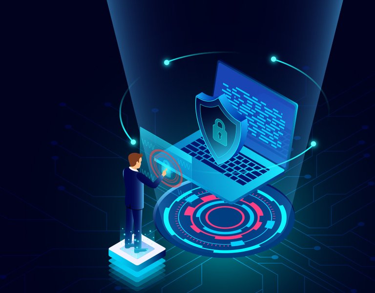 Scudo che simboleggia le contromisure di sicurezza informatica