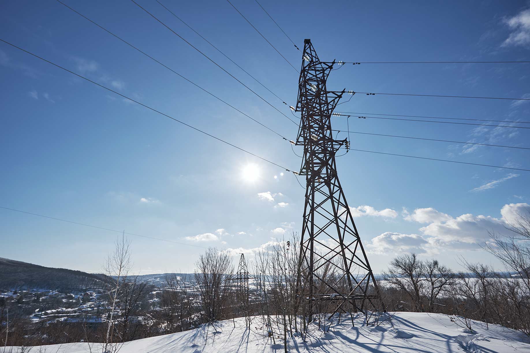 power plants scenery loadshedding