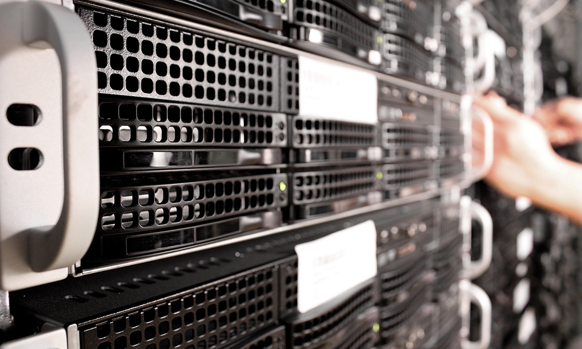 redhat linux server rack