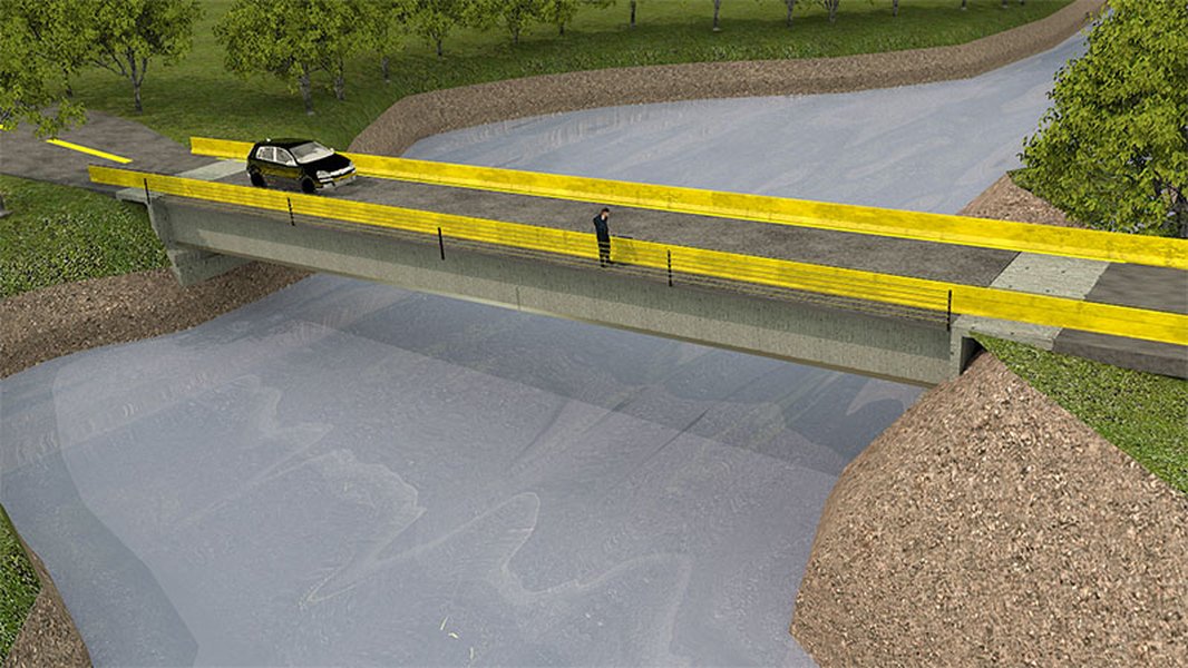 Construcción de puente vehicular