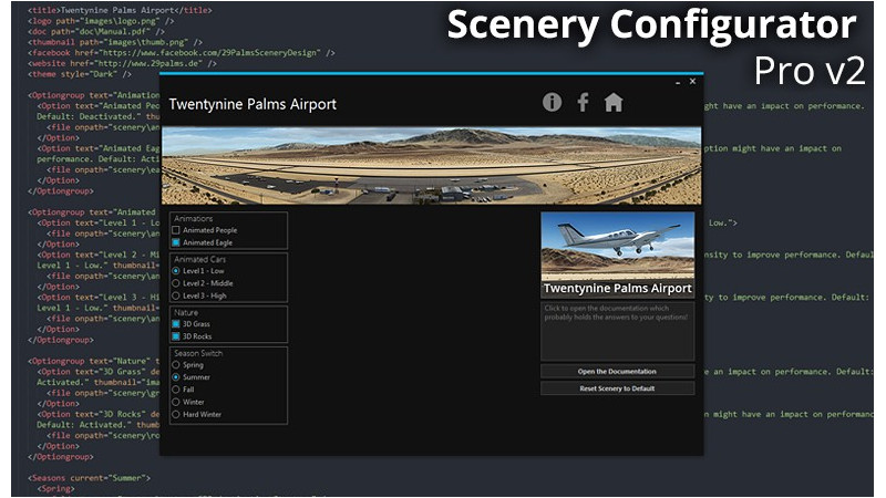scenery configuration documentation