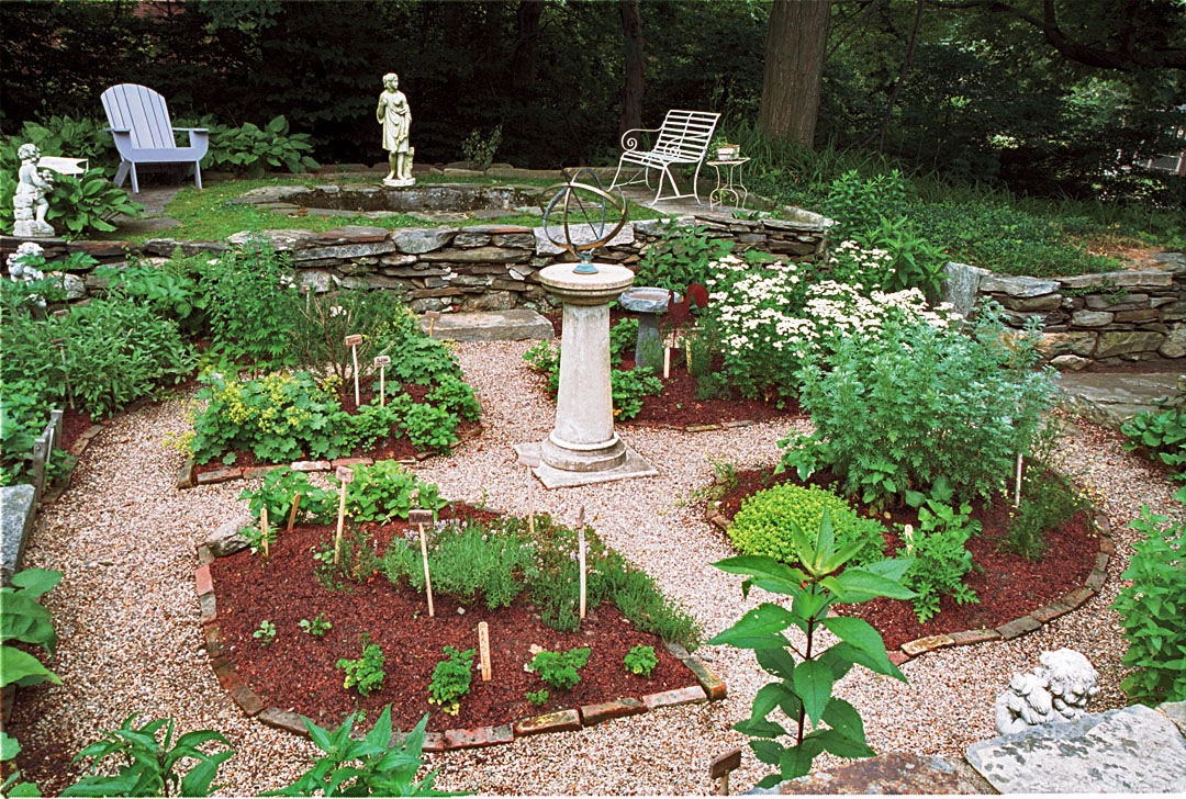 ancient herbal garden, traditional medicinal plants