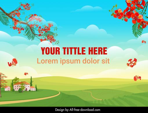 website background design scenery