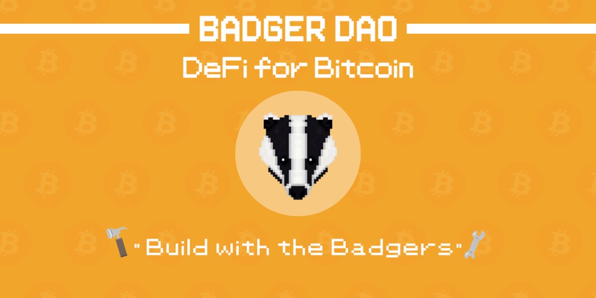 Visual representation of Badger DAO's connection between Bitcoin and DeFi